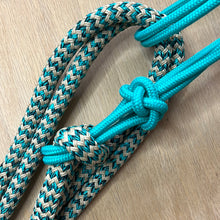 Load image into Gallery viewer, Stiff 1/4" Rope Halter with 10' Lead Rope