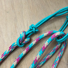 Load image into Gallery viewer, Stiff 1/4" Rope Halter with 10' Lead Rope