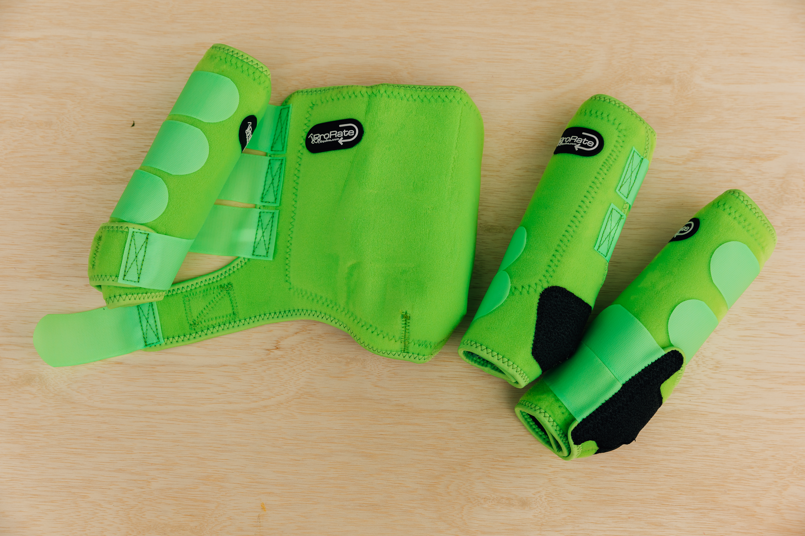 Comfort Boots Lime Green Splint Boots Pro Equine SP 200 Sport