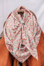 Load image into Gallery viewer, Pink Dusty Blue Field Floral Wild Rag