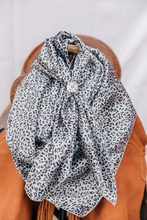 Load image into Gallery viewer, Silver Cheetah Wild Rag
