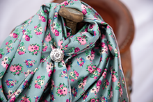 Load image into Gallery viewer, Sage Bouquet Floral Wild Rag