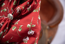 Load image into Gallery viewer, Red Rose Wild Rag
