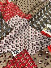 Load image into Gallery viewer, Brown Red Patchwork Paisley Wild Rag