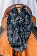 Load image into Gallery viewer, Black and Pink Paisley Wild Rag