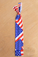 Load image into Gallery viewer, American Flag Lycra Tail Bag