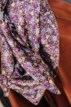 Load image into Gallery viewer, Purple Floral Wild Rag