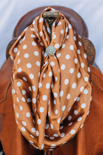 Load image into Gallery viewer, Latte Penny Polka Dot Wild Rag