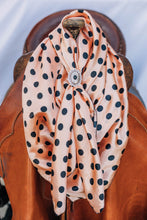Load image into Gallery viewer, Light Peach Penny Polka Dot Wild Rag