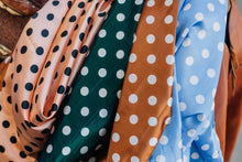 Load image into Gallery viewer, Light Peach Penny Polka Dot Wild Rag