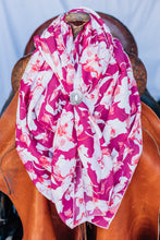 Load image into Gallery viewer, Purple Mulberry Floral Wild Rag