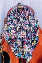 Load image into Gallery viewer, Crazy Rainbow Floral Wild Rag