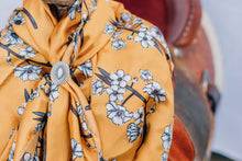 Load image into Gallery viewer, Mustard Blossom Floral Wild Rag