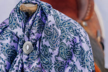 Load image into Gallery viewer, Purple Paisley Wild Rag