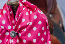 Load image into Gallery viewer, Rose Pink Penny Polka Dot Wild Rag