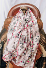 Load image into Gallery viewer, Pink Aztec Wild Rag