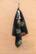 Load image into Gallery viewer, Black Friday Black Peacock Breakaway Flag (College/Open/Pro)