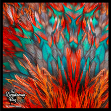 Load image into Gallery viewer, Red Feather Breakaway Flag (College/Open/Pro)