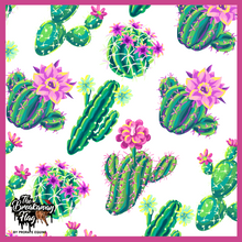Load image into Gallery viewer, Green Burgundy Cactus Breakaway Flag (College/Open/Pro)