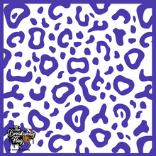 Load image into Gallery viewer, Navy Lavendar Cheetah Breakaway Flag (College/Open/Pro)