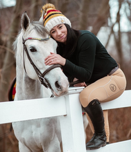Load image into Gallery viewer, Ladies Riding Tight Trews D' Sport Knee Patch