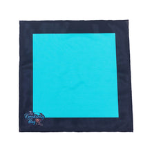 Load image into Gallery viewer, Turquoise Black Square Breakaway Flag (College/Open/Pro)