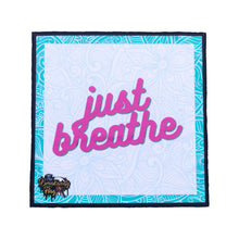 Load image into Gallery viewer, Turquoise Just Breathe Breakaway Flag (College/Open/Pro)