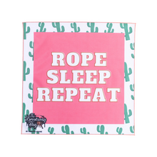 Load image into Gallery viewer, Cactus Rope Sleep Repeat Breakaway Flag (College/Open/Pro)