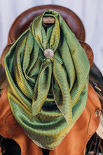 Load image into Gallery viewer, Olive Green Tiny Polka Dot Wild Rag