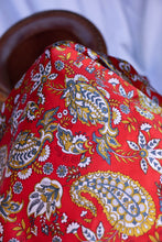 Load image into Gallery viewer, Red Large Paisley Wild Rag