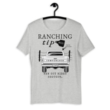 Load image into Gallery viewer, Ranching Tip New Guy Rides Shotgun Western Graphic T-Shirt