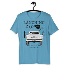 Load image into Gallery viewer, Ranching Tip New Guy Rides Shotgun Western Graphic T-Shirt