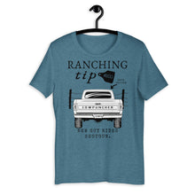 Load image into Gallery viewer, Ranching Tip New Guy Rides Shotgun Western Graphic T-Shirt