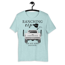 Load image into Gallery viewer, Ranching Tip New Guy Rides Shotgun Western Graphic T-Shirt