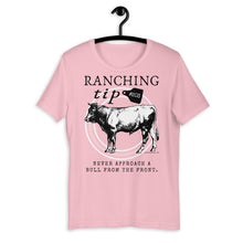 Load image into Gallery viewer, Ranching Tip Never Approach a Bull Western Graphic T-Shirt