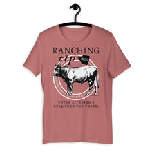 Load image into Gallery viewer, Ranching Tip Never Approach a Bull Western Graphic T-Shirt