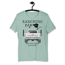Load image into Gallery viewer, Ranching Tip New Guy Rides Shotgun Western Graphic T-Shirt