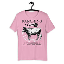 Load image into Gallery viewer, Ranching Tip Never Approach a Bull Western Graphic T-Shirt