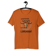 Load image into Gallery viewer, Whatever Lassos Your Longhorn Western Graphic T-Shirt