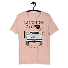 Load image into Gallery viewer, Ranching Tip New Guy Rides Shotgun Western Graphic T-Shirt