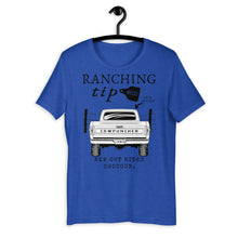 Load image into Gallery viewer, Ranching Tip New Guy Rides Shotgun Western Graphic T-Shirt