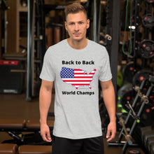 Load image into Gallery viewer, Back to Back World Champs Black Font