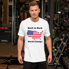 Load image into Gallery viewer, Back to Back World Champs Black Font