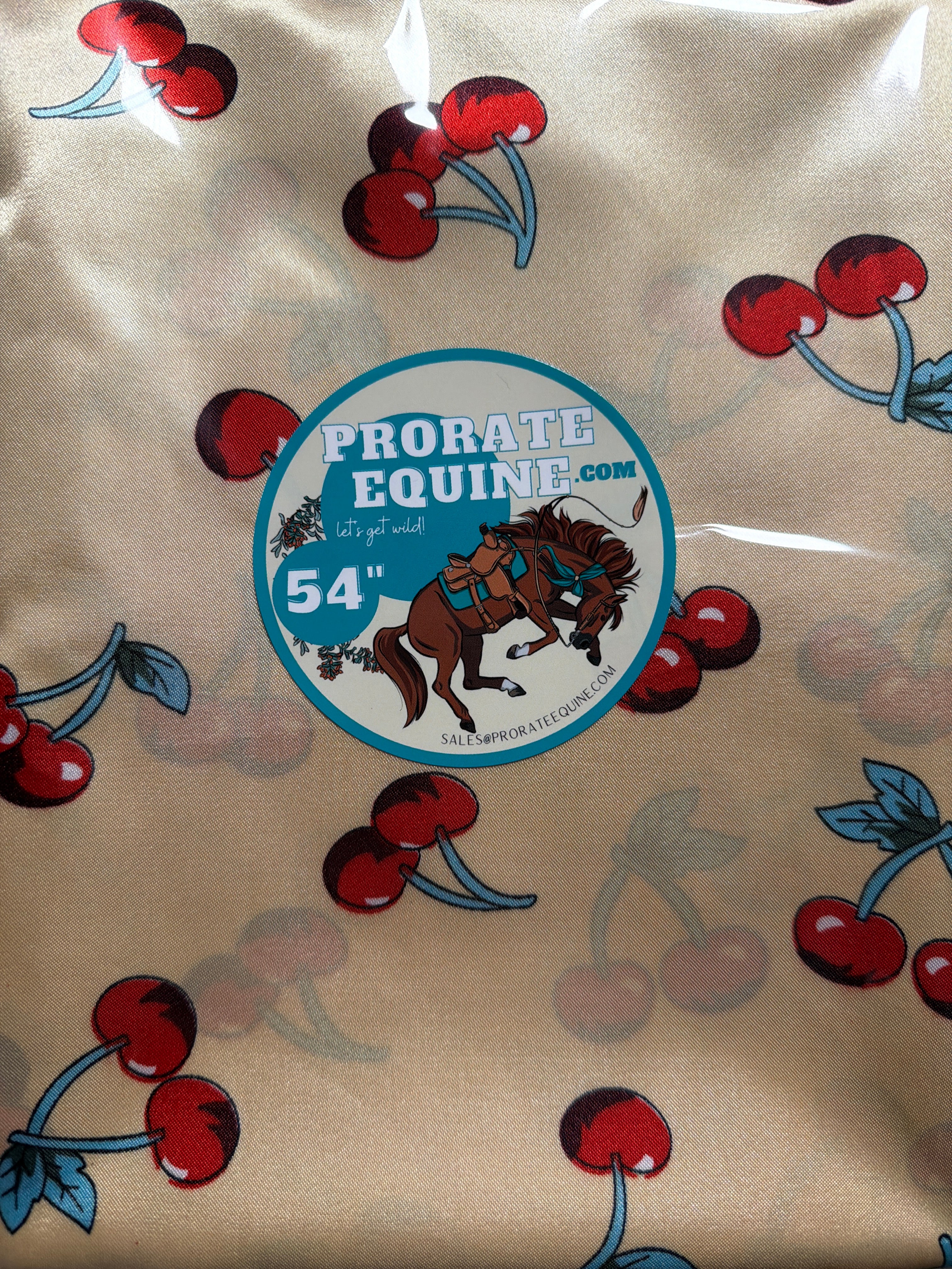 Cream Cherries Cherry 🍒 Wild Rag – ProRate Equine