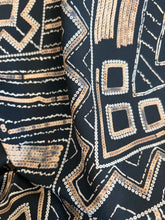 Load image into Gallery viewer, Black Brown Diamond Aztec Wild Rag
