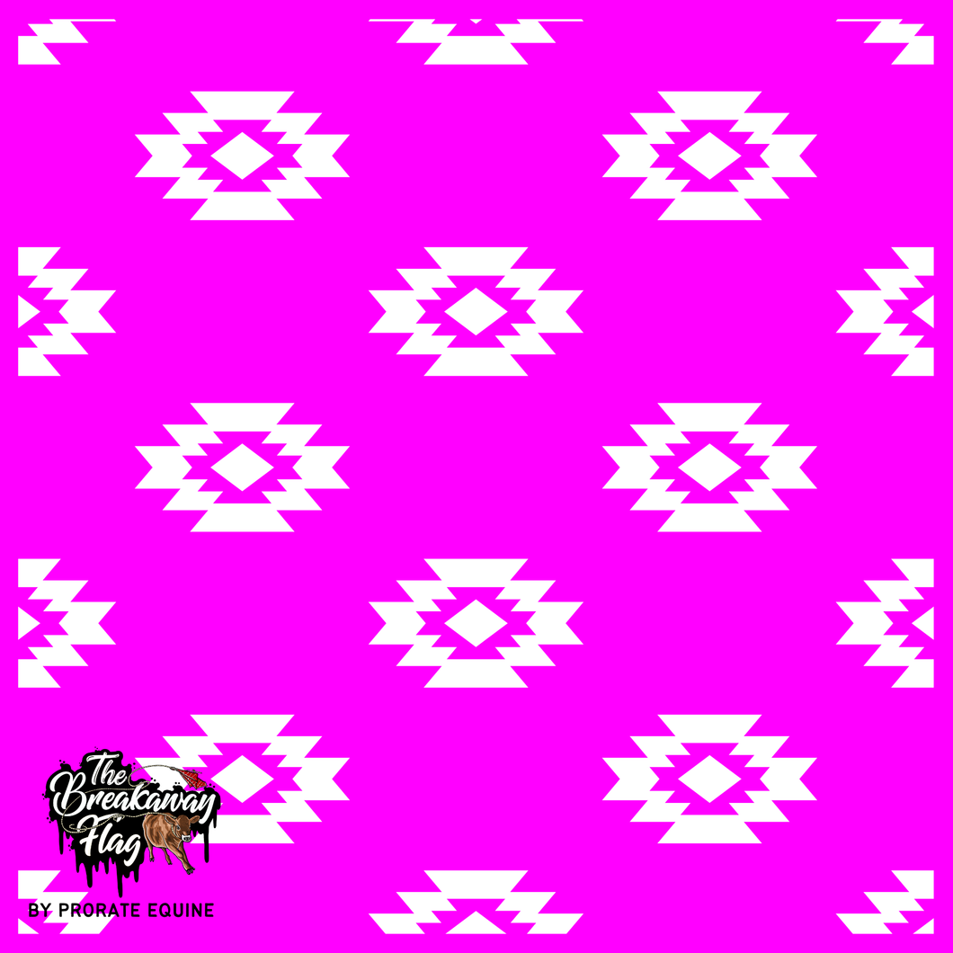 Violet Magenta Aztec Breakaway Flag (College/Open/Pro)