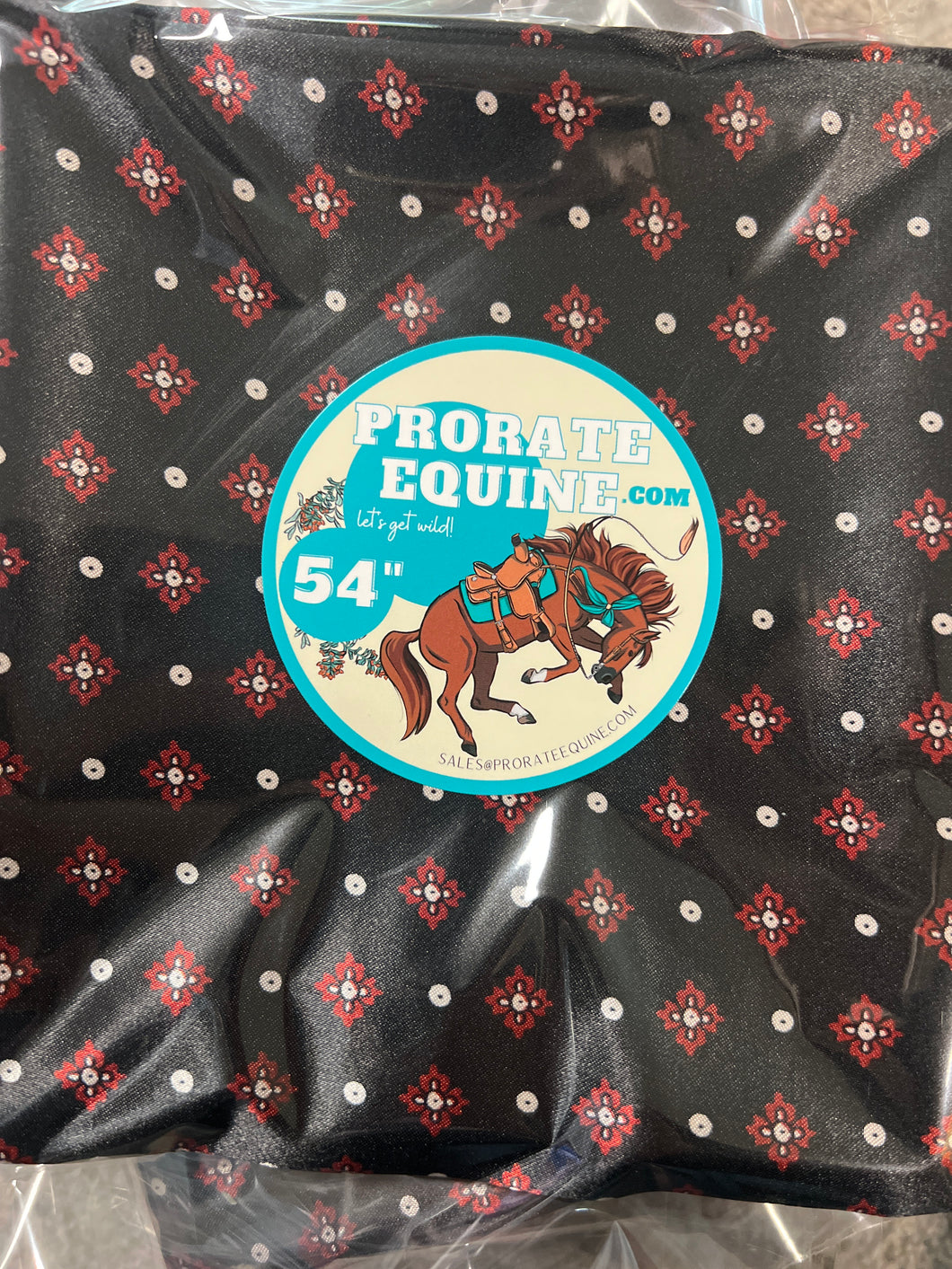 Black Red Geo Wild Rag