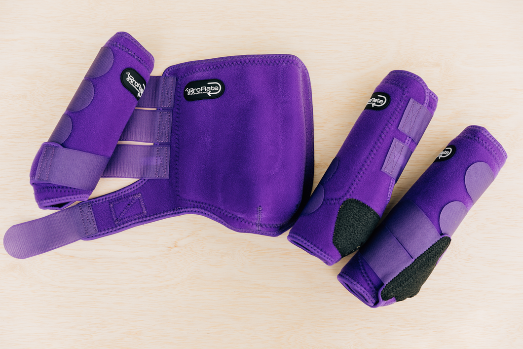 Solid Purple Ultimate Sports Medicine Boots