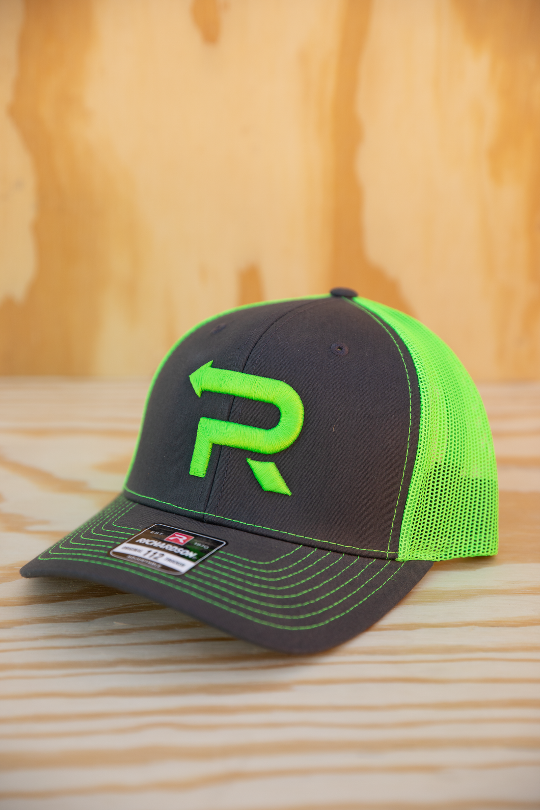 Charcoal Neon Green PR Hat