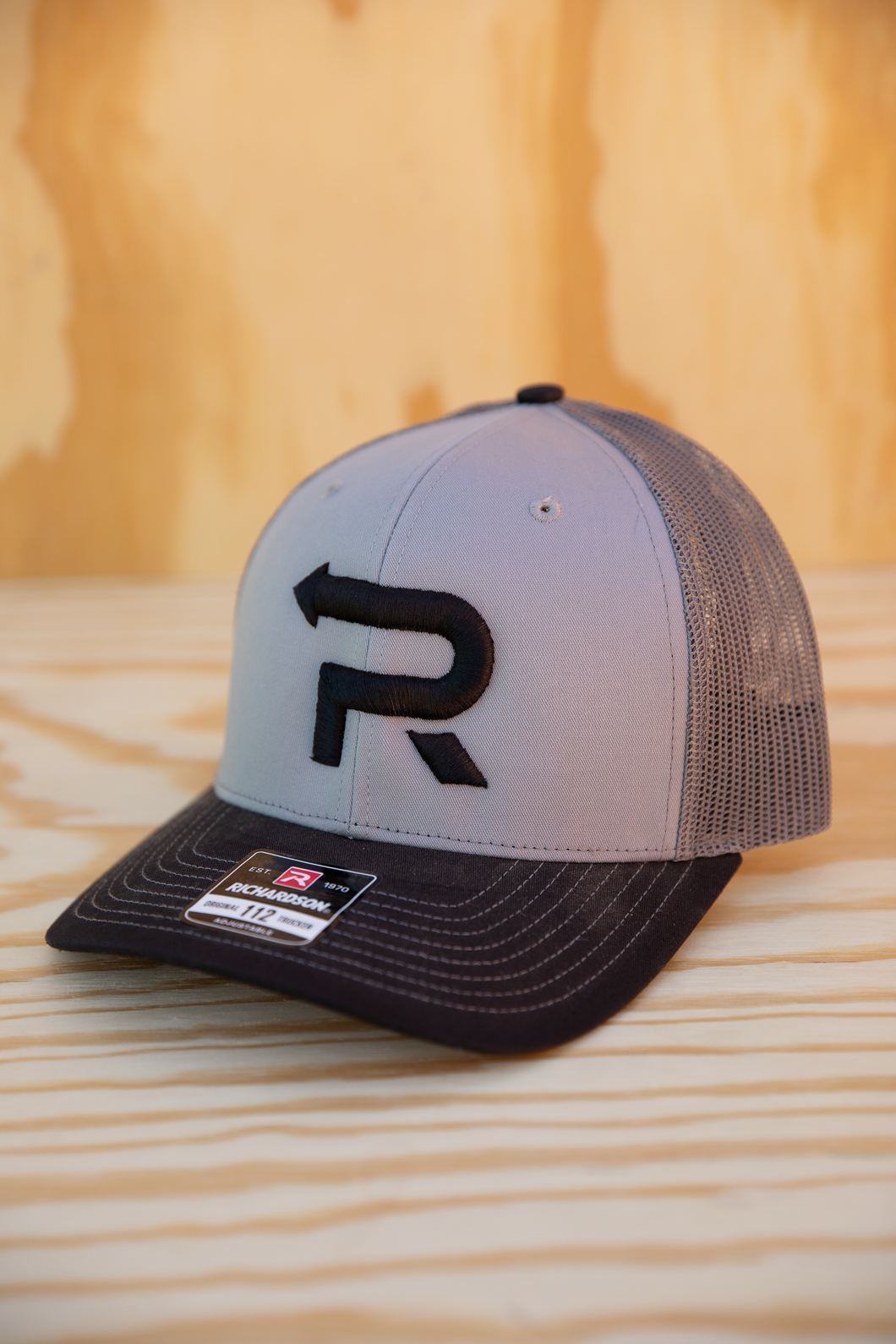 Grey Black Tri PR Hat